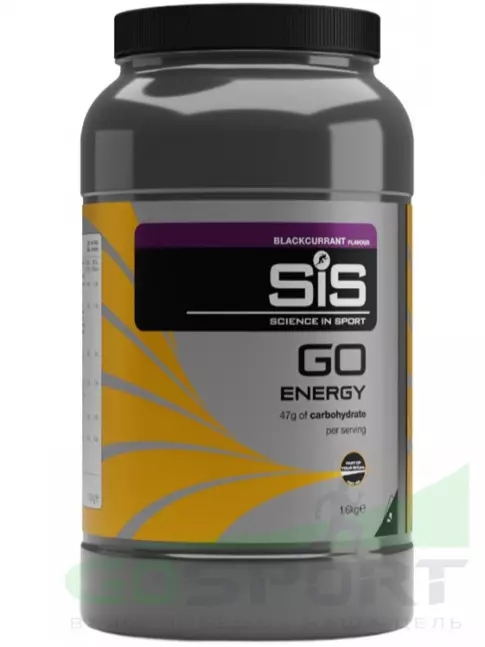Углеводная загрузка SCIENCE IN SPORT (SiS) GO Energy Powder 1600 г, Черная смородина Углеводная загрузка SCIENCE IN SPORT (SiS) GO Energy Powder 1600 г, Черная смородина