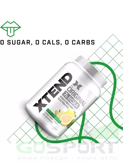 BCAA Xtend Xtend Original 2:1:1 1194 г, Лимонно-лаймовый сок BCAA Xtend Xtend Original 2:1:1 1194 г, Лимонно-лаймовый сок