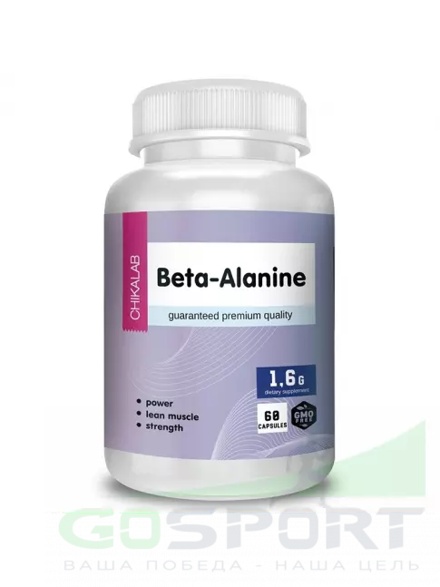 Бета-Аланин Chikalab Beta-Alanine 60 капсул Бета-Аланин Chikalab Beta-Alanine 60 капсул