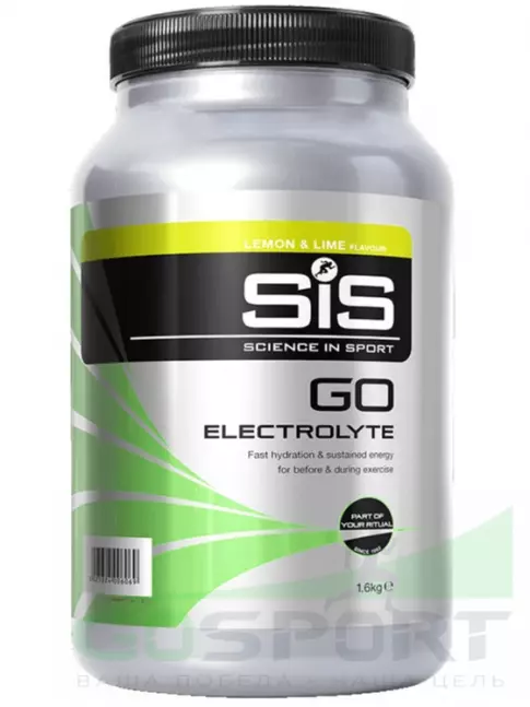 Изотоник SCIENCE IN SPORT (SiS) GO Electrolyte Powder 1600 г, Лимон-Лайм Изотоник SCIENCE IN SPORT (SiS) GO Electrolyte Powder 1600 г, Лимон-Лайм
