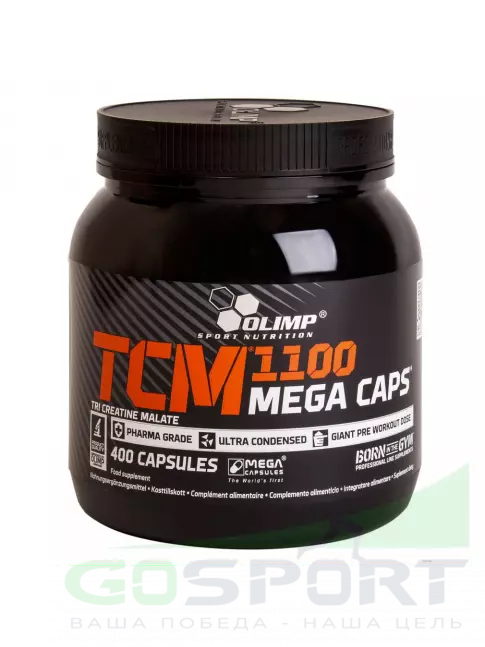 Tri-Креатин Малат OLIMP Tri-Creatine malate Mega Caps 400 капсул Tri-Креатин Малат OLIMP Tri-Creatine malate Mega Caps 400 капсул