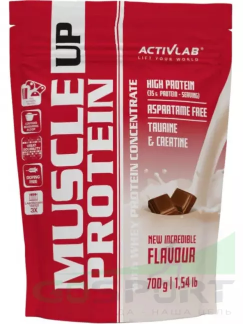 Сывороточный протеин ActivLab Muscle UP Protein 700 г, Шоколад Сывороточный протеин ActivLab Muscle UP Protein 700 г, Шоколад