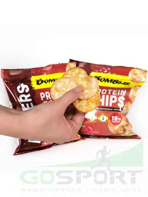 Чипсы BombBar Protein Chips 9 x 50 г, Микс Чипсы BombBar Protein Chips 9 x 50 г, Микс