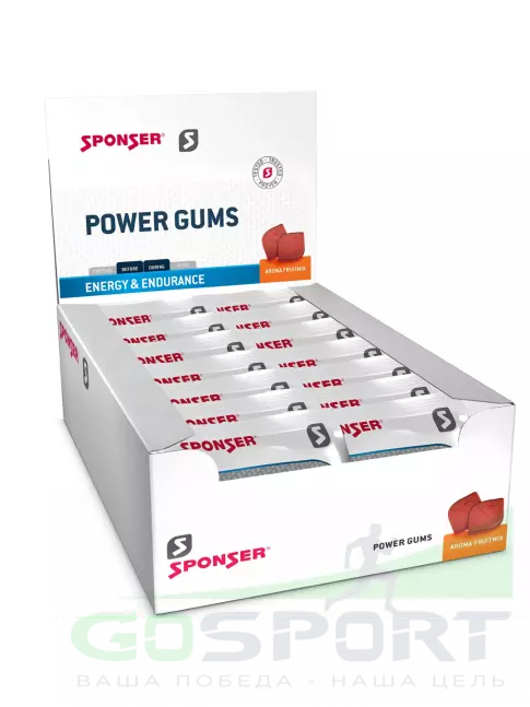 Конфетки SPONSER RED POWER GUMS + кофеин 150mg 20 упак. по 10 конфет, Фруктовый микс Конфетки SPONSER RED POWER GUMS + кофеин 150mg 20 упак. по 10 конфет, Фруктовый микс