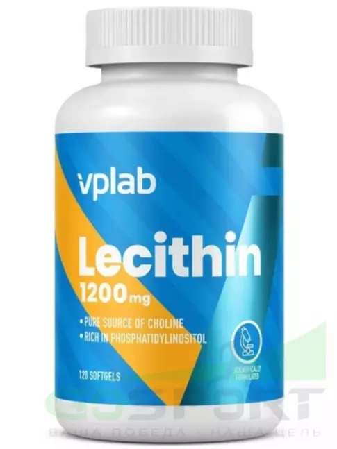 Лецитин VP Laboratory Lecithin 1200 мг 120 капсул Лецитин VP Laboratory Lecithin 1200 мг 120 капсул