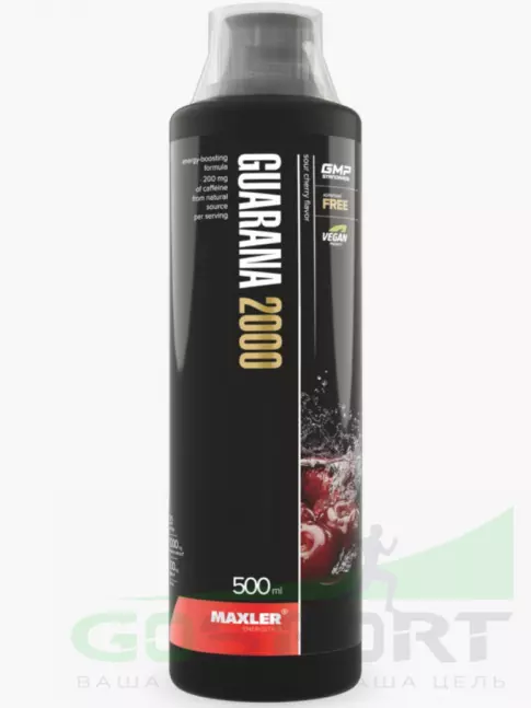 Гуарана MAXLER Guarana 2000 500 мл, Вишня