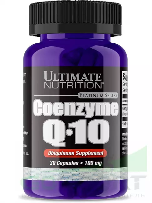 Коэнзим Q10 Ultimate Nutrition Coenzyme Q10 30 капсул Коэнзим Q10 Ultimate Nutrition Coenzyme Q10 30 капсул