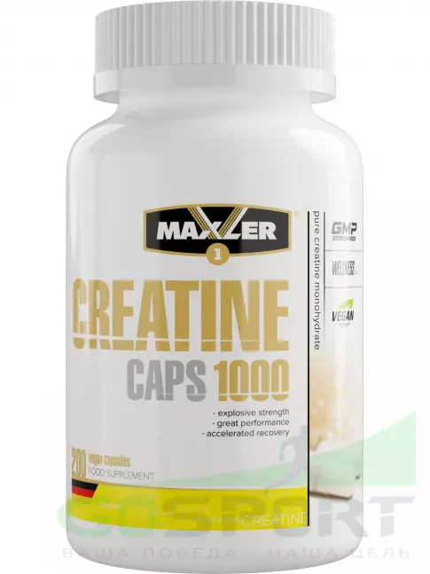 Креатин моногидрат MAXLER Creatine Caps 1000 200 капсул Креатин моногидрат MAXLER Creatine Caps 1000 200 капсул
