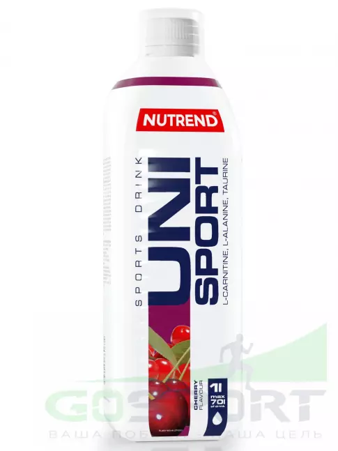 Изотоник NUTREND Unisport 1000 мл, Вишня Изотоник NUTREND Unisport 1000 мл, Вишня