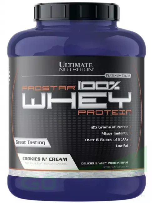 Сывороточный протеин Ultimate Nutrition Prostar Whey 2390 г, Печенье с кремом Сывороточный протеин Ultimate Nutrition Prostar Whey 2390 г, Печенье с кремом