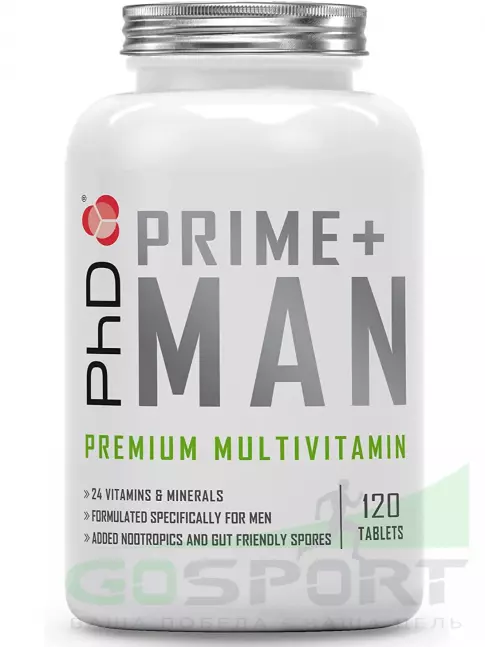 Витаминный комплекс PhD Nutrition PHD VMS MULTIVITAMIN PRIME MAN 120 таблеток Витаминный комплекс PhD Nutrition PHD VMS MULTIVITAMIN PRIME MAN 120 таблеток