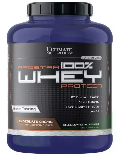Сывороточный протеин Ultimate Nutrition Prostar Whey 2390 г, Шоколадный крем Сывороточный протеин Ultimate Nutrition Prostar Whey 2390 г, Шоколадный крем