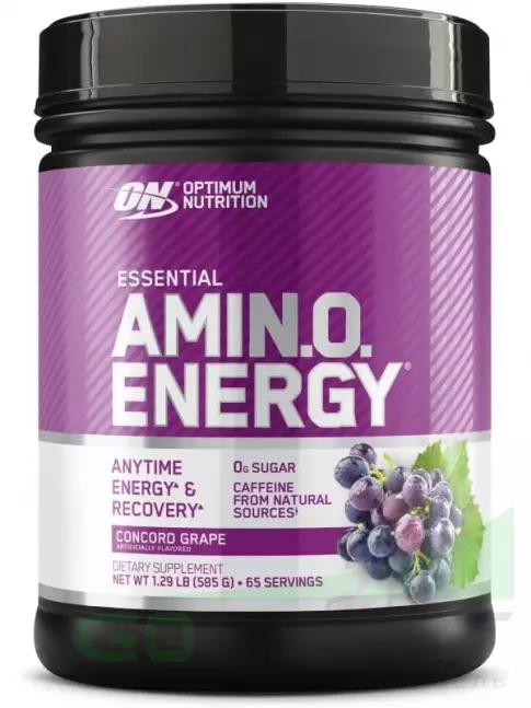 Аминокислоты Optimum Nutrition Essential Amino Energy 585 г, Красный Виноград Аминокислоты Optimum Nutrition Essential Amino Energy 585 г, Красный Виноград