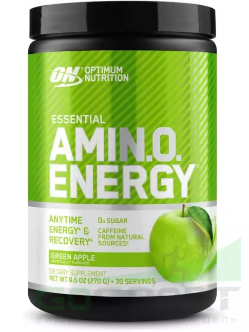 Аминокислоты Optimum Nutrition Essential Amino Energy 270 г, Зеленое яблоко Аминокислоты Optimum Nutrition Essential Amino Energy 270 г, Зеленое яблоко