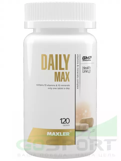 Витаминный комплекс MAXLER Daily Max 120 таблеток Витаминный комплекс MAXLER Daily Max 120 таблеток