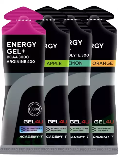 Гель питьевой GEL4U Energy Gel 4 х 60 г, 4 вкуса Гель питьевой GEL4U Energy Gel 4 х 60 г, 4 вкуса