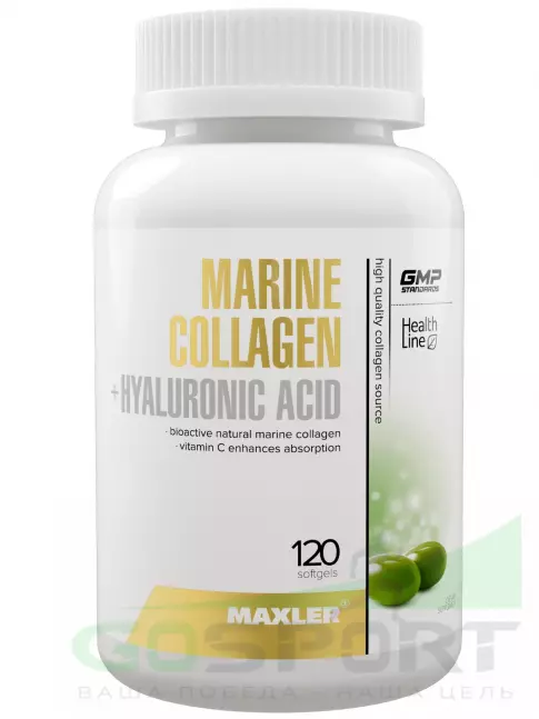 Коллаген морской MAXLER Marine Collagen 150 mg 120 капсул Коллаген морской MAXLER Marine Collagen 150 mg 120 капсул