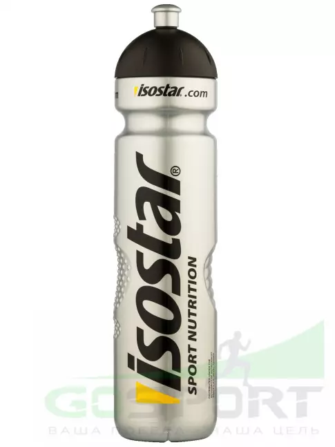 Бутылочки 1000 мл Isostar Бутылка спортивная Швейцария 1000 мл, серебристый