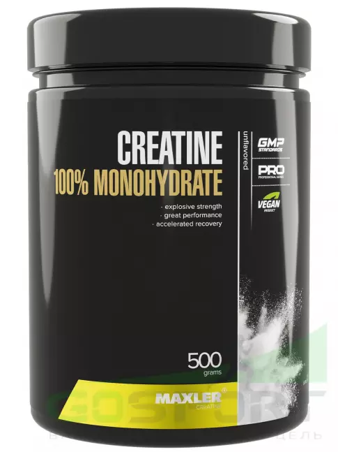 Креатин моногидрат MAXLER Creatine 100% Monohydrate 500 г Креатин моногидрат MAXLER Creatine 100% Monohydrate 500 г