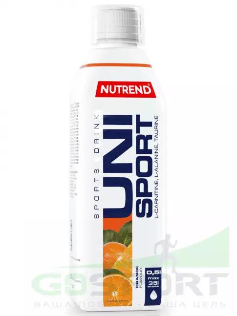 Изотоник NUTREND Unisport 500 мл, Апельсин Изотоник NUTREND Unisport 500 мл, Апельсин
