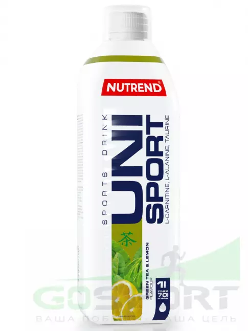 Изотоник NUTREND Unisport 1000 мл, Зеленый чай-Лимон Изотоник NUTREND Unisport 1000 мл, Зеленый чай-Лимон