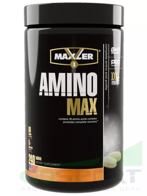 Аминокислоты MAXLER Amino Max Hydrolysate 240 таблеток Аминокислоты MAXLER Amino Max Hydrolysate 240 таблеток