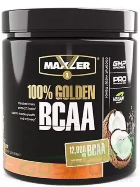 BCAA MAXLER 100% Golden BCAA 12000 mg 210 г, Кокосовая вода BCAA MAXLER 100% Golden BCAA 12000 mg 210 г, Кокосовая вода