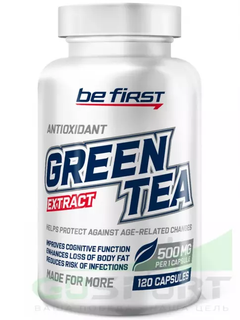 Антиоксиданты Be First Green Tea Extract (экстракт зеленого чая) 120 капсул Антиоксиданты Be First Green Tea Extract (экстракт зеленого чая) 120 капсул