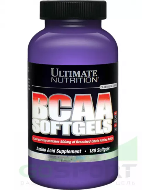 BCAA Ultimate Nutrition BCAA SOFTGELS 180 капсул 180 капсул BCAA Ultimate Nutrition BCAA SOFTGELS 180 капсул 180 капсул
