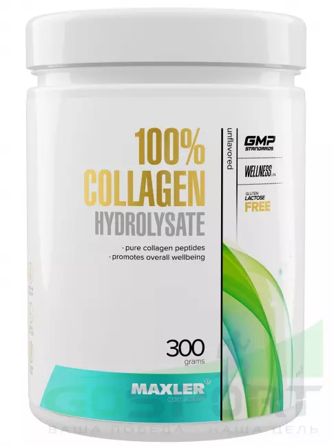 Коллаген гидролизованный MAXLER 100% Collagen Hydrolysate 300 г Коллаген гидролизованный MAXLER 100% Collagen Hydrolysate 300 г