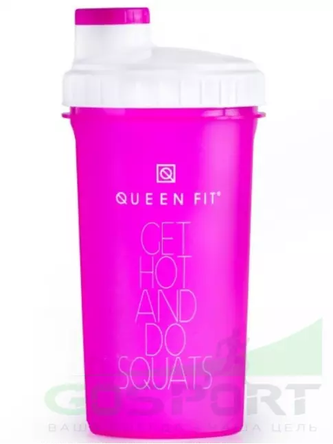 Шейкер 800 мл OLIMP Шейкер 700 мл QUEENFIT (GET NOT AND DO SQUATS) 700 мл, Фуксия Шейкер 800 мл OLIMP Шейкер 700 мл QUEENFIT (GET NOT AND DO SQUATS) 700 мл, Фуксия