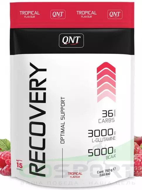 Восстановление QNT Recovery 750 г, Тропические фрукты Восстановление QNT Recovery 750 г, Тропические фрукты